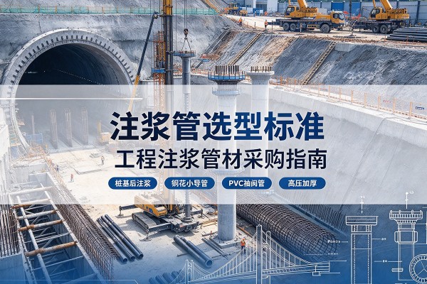 道真注浆管选型标准