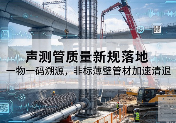 道真声测管质量新规落地，一物一码溯源，非标薄壁管材加速清退