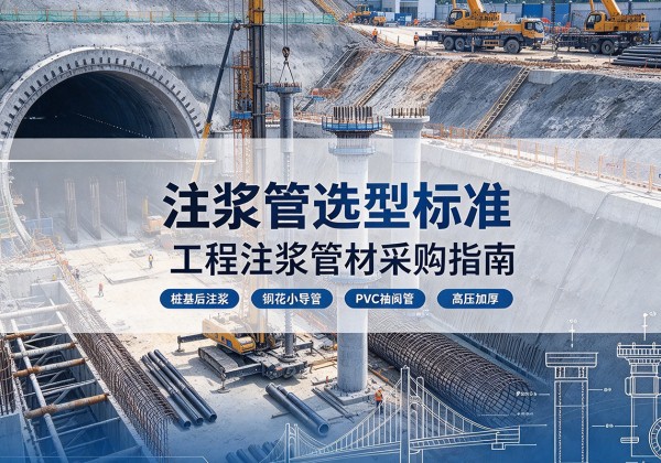 道真注浆管选型标准